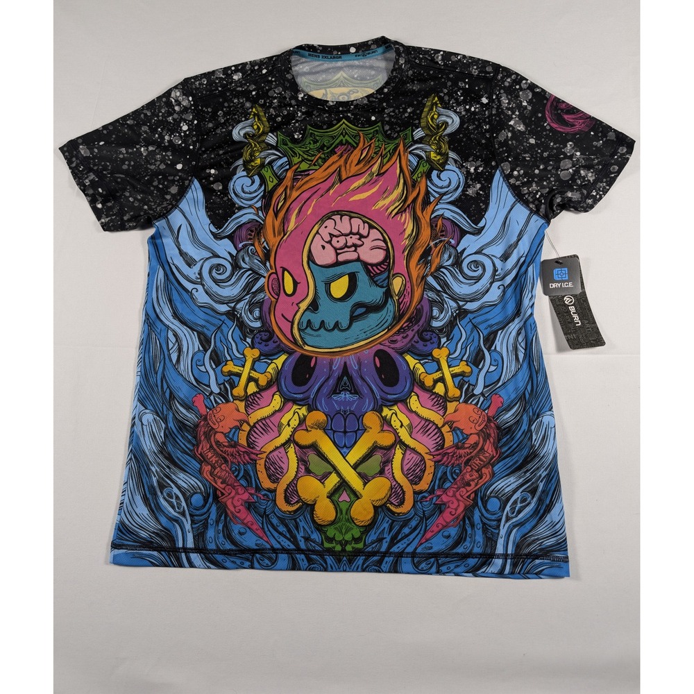 INKnBURN‎ Run or Die 8th Anniversary Tech Shirt 2XL NWT